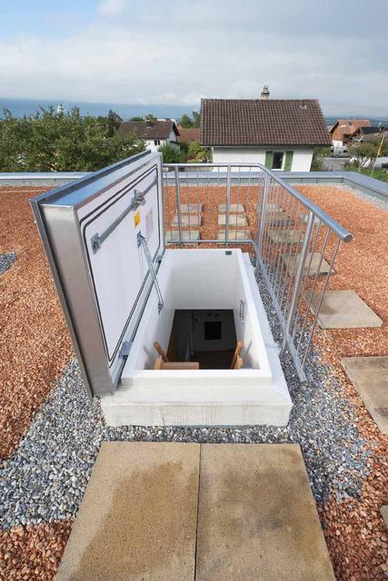 Dachausstieg mit Geländer und TR91